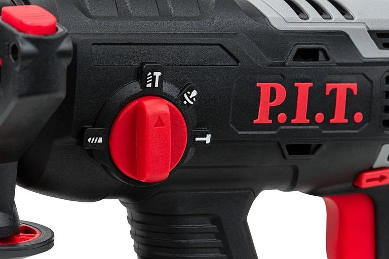 Перфоратор P.I.T. PBH20H-22B патрон:SDS-plus уд.:1.8Дж аккум. фото 6