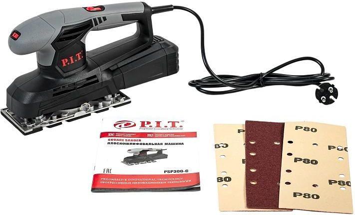 Вибро шлифовальная машина P.I.T. PSP300-C 300Вт фото 4