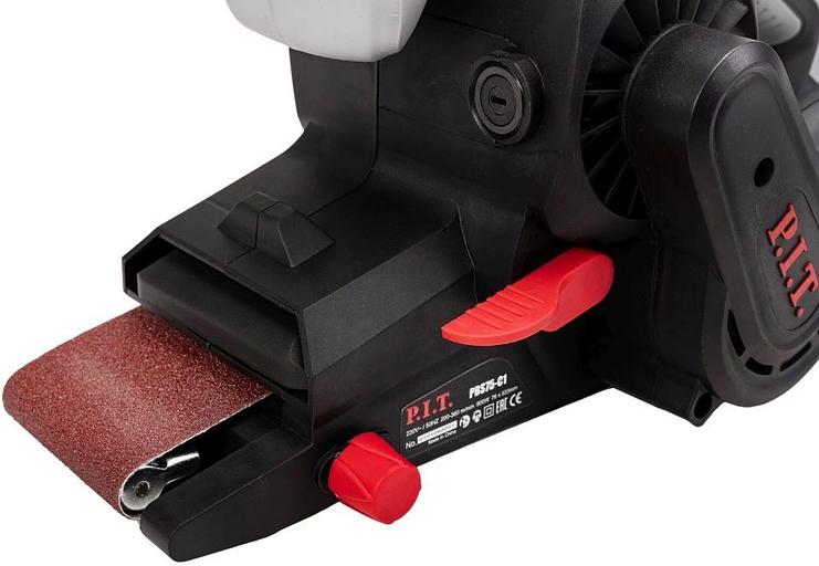 Ленточная шлифовальная машина P.I.T. PBS75-C1 900Вт шир.ленты 76мм фото 6