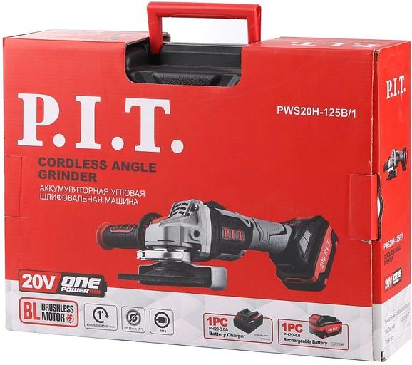Углошлифовальная машина P.I.T. PWS20H-125B/1 8000об/мин рез.шпин.:M14 d=125мм фото 6