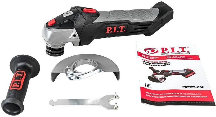 Углошлифовальная машина P.I.T. PWS20H-125C 8500об/мин рез.шпин.:M14 d=125мм фото 2