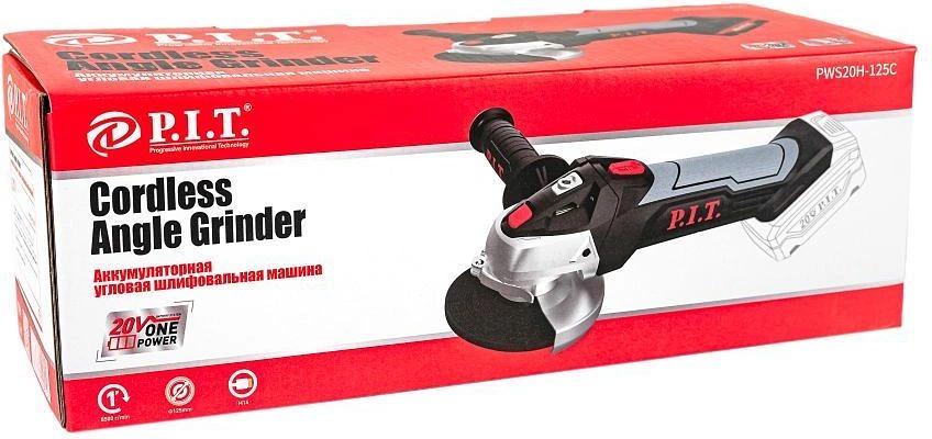 Углошлифовальная машина P.I.T. PWS20H-125C 8500об/мин рез.шпин.:M14 d=125мм фото 4