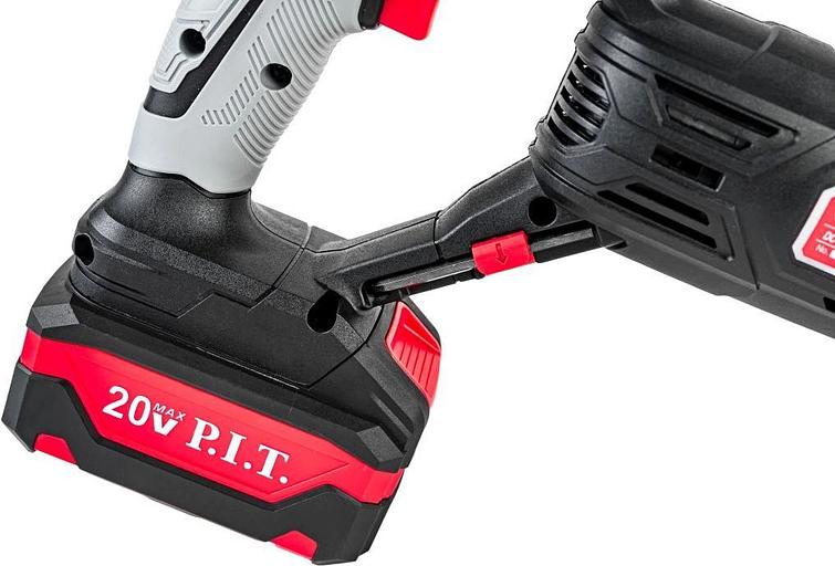 Сабельная пила P.I.T. PSA20H-115A/1 аккум. 2700ход/мин фото 4
