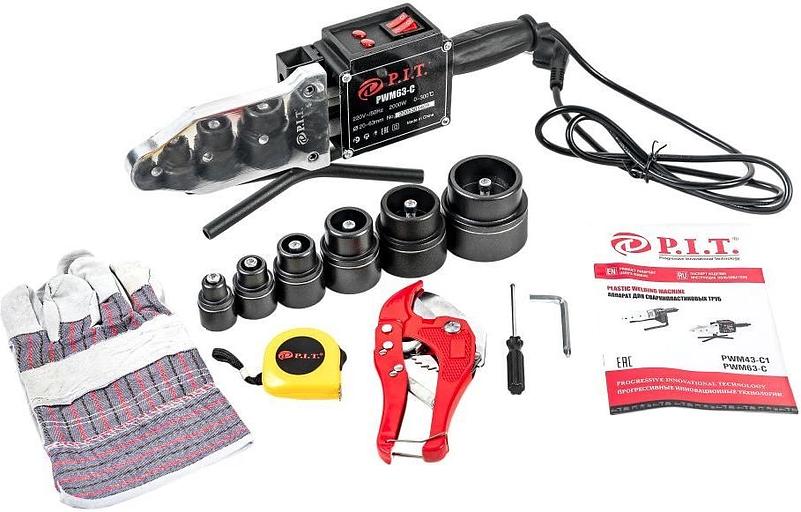 Сварочный аппарат для пластиковых труб P.I.T. PWM63-C МАСТЕР раструбная 2кВт фото 1