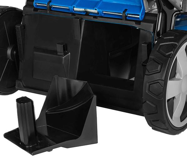 HYUNDAI [L 4620S] Бензиновая газонокосилка {Самоходная, двигатель Hyundai ICV145,4-х такт, 3.8 л.с./145 см3, Ширина среза 45,7 см, Высота среза 25-75 мм, 25,2 кг } фото 8