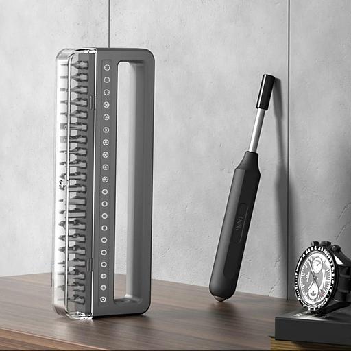 Набор прецизионных отверток Deli DL241041 (отвертка + 40 бит), сталь S2 + Cr-V фото 2