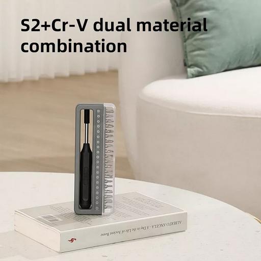 Набор прецизионных отверток Deli DL241041 (отвертка + 40 бит), сталь S2 + Cr-V фото 3