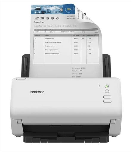 Сканер Brother Документ-сканер ADS-4100, A4, 35 стр/мин, цветной, 1200 dpi, Duplex, ADF60, USB 3.0, USB Host, Ex.ADS-2200 (ADS4100TF1) фото 1