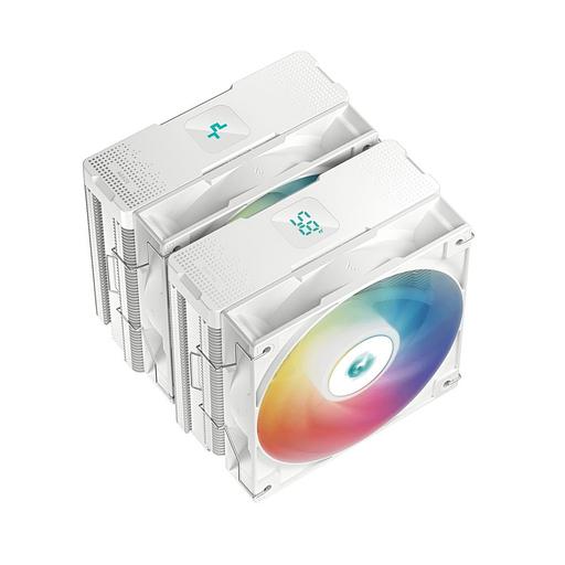 Вентилятор для процессора Deepcool AG620 DIGITAL WH ARGB white Socket 115X/1700/1200/AM4/AM5, 120mm, 1950rpm, 29,4 дБ, 260W, PWM 4-pin, Al+Cu (R-AG620 фото 3