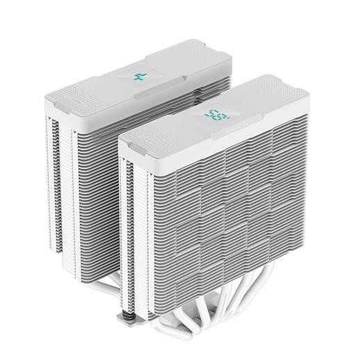 Вентилятор для процессора Deepcool AG620 DIGITAL WH ARGB white Socket 115X/1700/1200/AM4/AM5, 120mm, 1950rpm, 29,4 дБ, 260W, PWM 4-pin, Al+Cu (R-AG620 фото 7