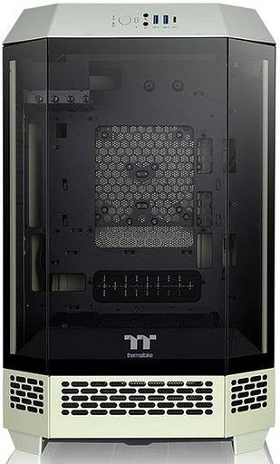 Корпус Thermaltake The Tower 300 Matcha Green без БП mATX 11x120mm 5x140mm 2xUSB3.0 1xUSB3.1 audio bott PSU фото 1