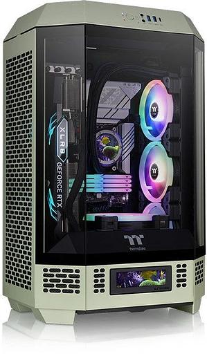 Корпус Thermaltake The Tower 300 Matcha Green без БП mATX 11x120mm 5x140mm 2xUSB3.0 1xUSB3.1 audio bott PSU фото 2