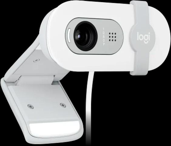 Веб-камера Logitech Webcam Brio 100, 1920x1080, OFF-WHITE, защитная шторка, [960-001617] (960-001617) фото 2