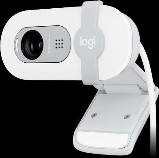 Веб-камера Logitech Webcam Brio 100, 1920x1080, OFF-WHITE, защитная шторка, [960-001617] (960-001617) фото 3