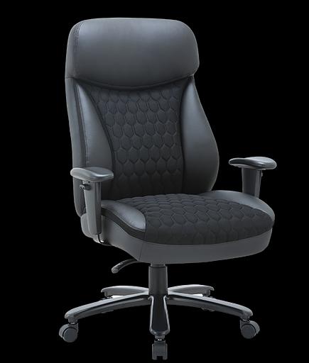 Офисное кресло Chairman CH414 экокожа/ткань, черный (7145955) фото 1