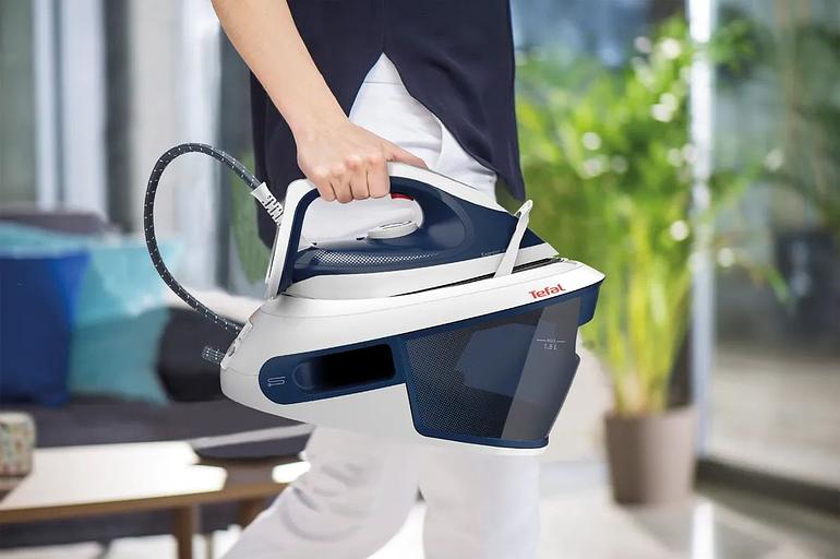 Парогенератор Tefal Express Anti-Calc SV8001E1 2380Вт синий/белый фото 6