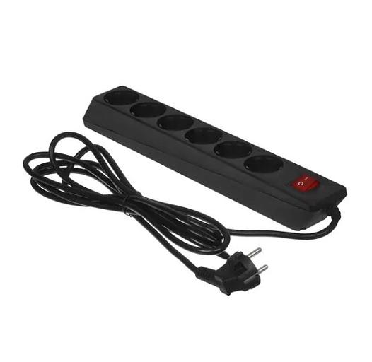 SVEN Фильтр Optima Optima 3,0 м (6 розеток с защитными шторками) черный, цветная коробка [SV-021023] фото 4