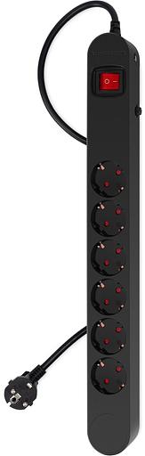 Сетевой фильтр Ippon NF-EU-1.8-10 1.8м (6 розеток) черный (коробка) фото 4