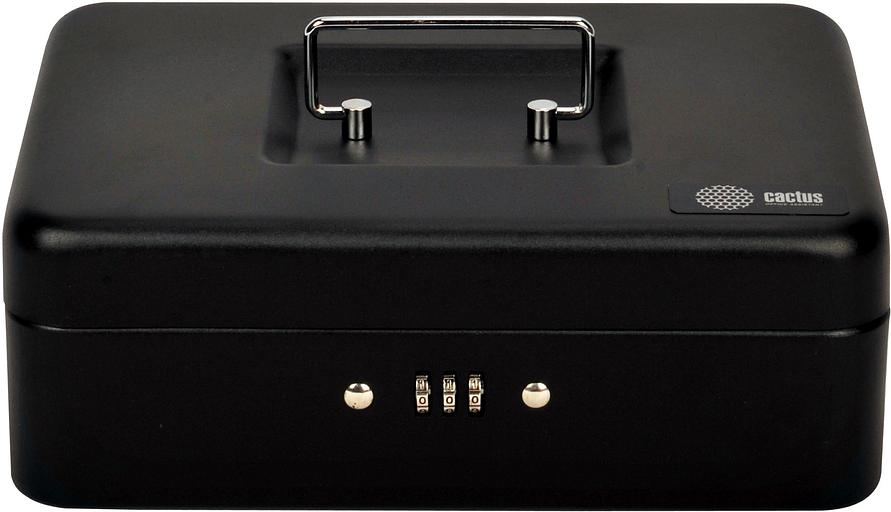 Ящик для денег Cactus CS-DCB-003 90x250x180 графитовый 1.2кг фото 1