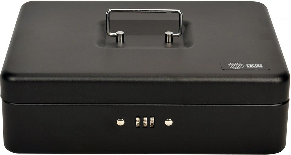 Ящик для денег Cactus CS-DCB-004 90x300x240 графитовый 1.76кг фото 1