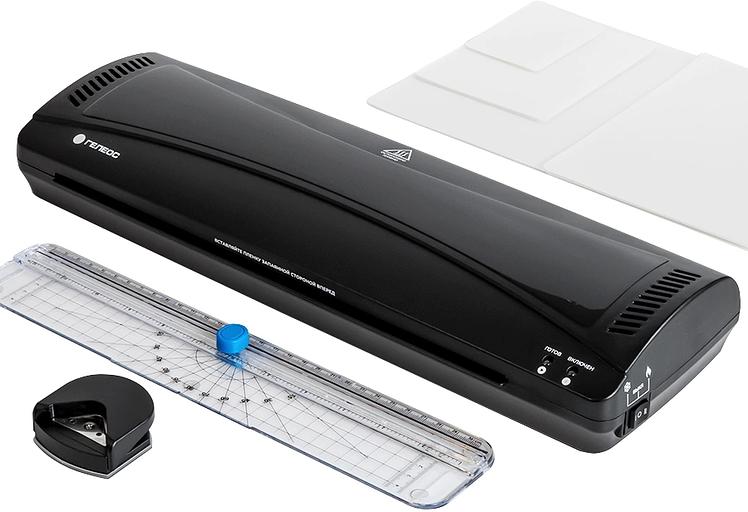 Ламинатор Heleos ЛМА3КН черный A3 (75-150мкм) 30см/мин (2вал.) хол.лам. лам.фото фото 1