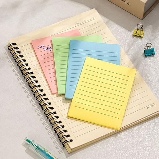 Блок самоклеящийся бумажный Deli Stick UP EA045 76x76мм 100лист. желтый фото 3