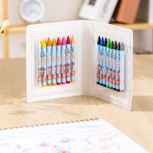 Восковые мелки Deli EC225-16 Color Kids кругл. 16цв. дл.90мм д.8мм фото 2