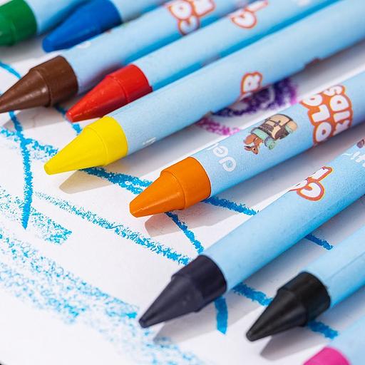 Восковые мелки Deli EC225-16 Color Kids кругл. 16цв. дл.90мм д.8мм фото 3