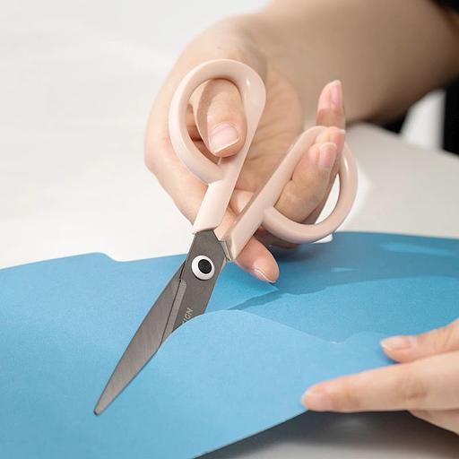 Ножницы Deli ENS053-PK ENS053 универсальные 175мм ручки пластиковые сталь розовый фото 4