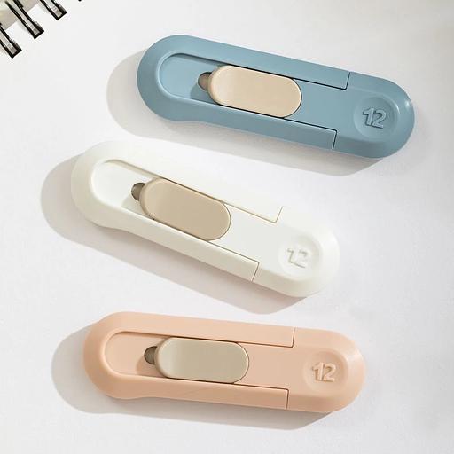 Нож канцелярский Deli ENS065-PK ENS065 шир.лез.12мм пластик розовый фото 4