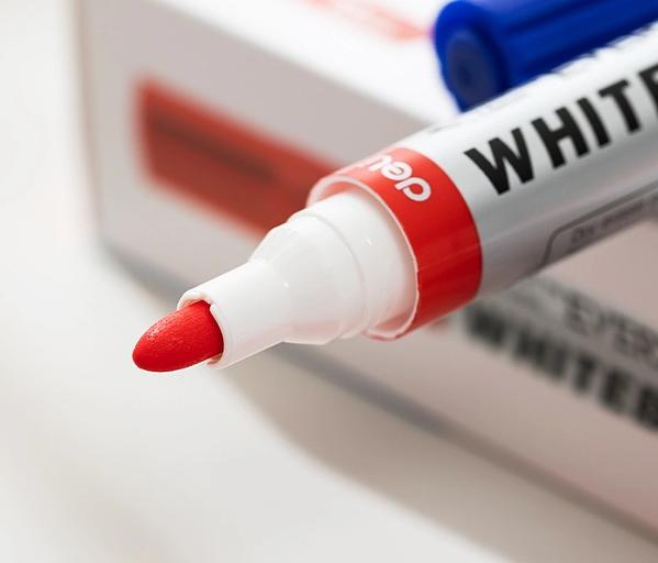 Маркер для досок Deli EU017-RD Everyu круг. пулевидный пиш. наконечник 1.5мм заправляемый красный фото 2