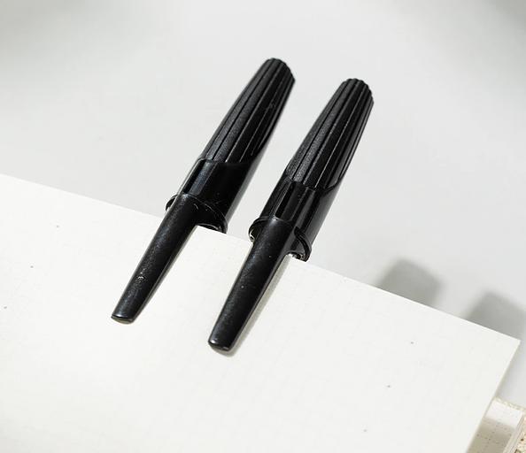 Набор ручек шариков. Deli Think EQ4-MT-BK прозрачный/черный d=1мм черн. черн. индив. пак.ев. (5шт) кругл. фото 3