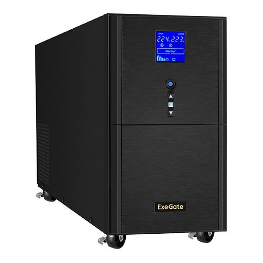 Exegate EX295985RUS ИБП (инвертор, синус, для котла) ExeGate SineTower SN-5000.LCD.AVR.2SH.1C13.T.RJ.USB <5000VA/4000W, чистая синусоида, LCD дисплей, AVR, 2*Schuko+1*C13+1*ternimal, RJ45/11, USB, лин фото 1