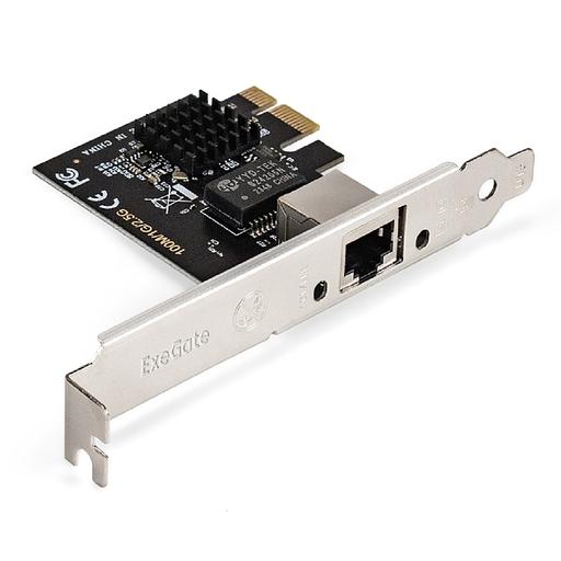 Exegate EX296212RUS Сетевой адаптер ExeGate EXE-251 (PCI-E x1 v2.0, 1xRJ45, UTP 100Mbps/1000Mbps/2.5Gbps RTL8125B) фото 1