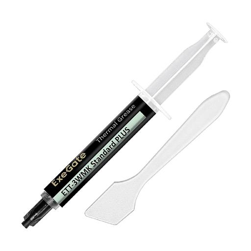 Exegate EX296093RUS Термопаста ExeGate ETT-3WMK Standard PLUS (3,2 Вт/(м•К), 5г, шприц с лопаткой) фото 1