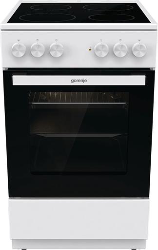 Плита Электрическая Gorenje GEC5A12WG-B белый стеклокерамика (без крышки) фото 1