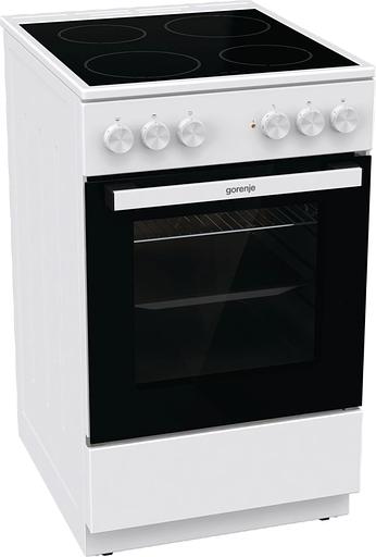 Плита Электрическая Gorenje GEC5A12WG-B белый стеклокерамика (без крышки) фото 2