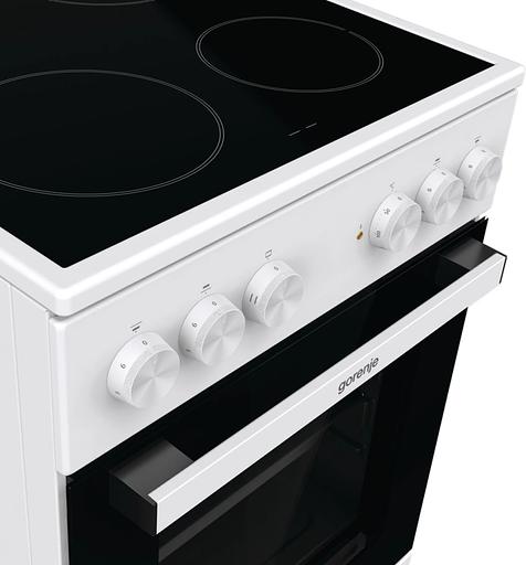 Плита Электрическая Gorenje GEC5A12WG-B белый стеклокерамика (без крышки) фото 7