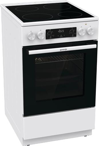 Плита Электрическая Gorenje GEC5C61WG белый стеклокерамика (без крышки) фото 2