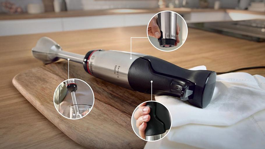 Блендер погружной Bosch MSM6M622 1000Вт черный фото 7