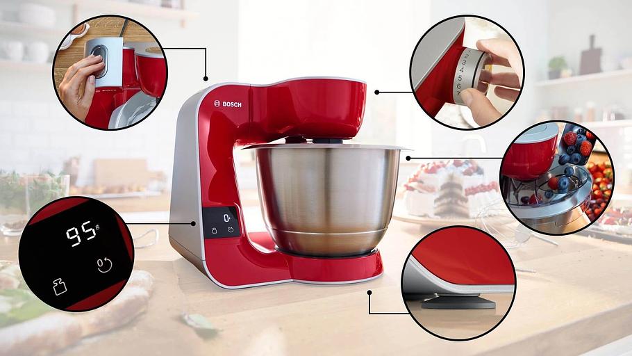 Кухонная машина Bosch MUM5X720 планетар.вращ. 1000Вт фото 3