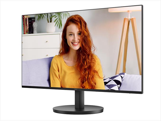 Монитор 23,8" AOC 24B3HA2 1920х1080, WLED, 16:9, IPS, 250cd, 1300:1, 20M:1, 4ms, 178/178, VGA, HDMI, 100Hz, Speakers, Tilt, Внутр, VESA, Black, 3y (24B3HA2) фото 4