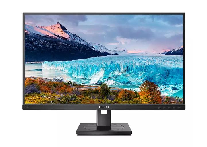 Монитор LCD 27'' 16:9 1920х1080(FHD) IPS, nonGLARE, 75 Hz, 300 cd/m2, H178°/V178°, 1000:1, 50М:1, 16.7M, 4ms, HDMI, DP, USB-C, Height adj, Pivot, Tilt, Swivel, Speakers, 3Y, Black фото 1
