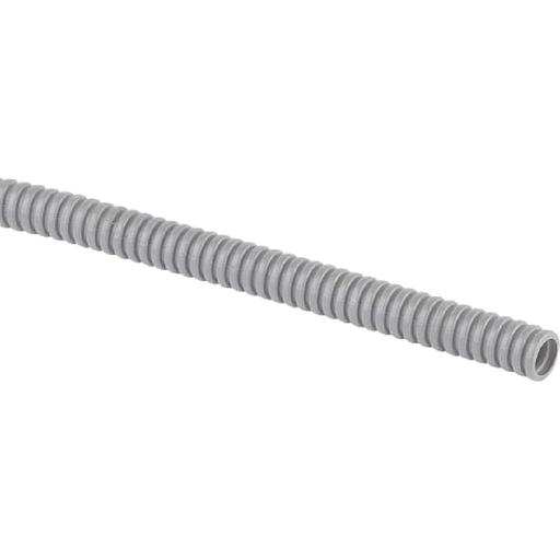 ЭРА Б0061046 Труба гофрированная ПВХ GOFR-25-50-PVC -SIMPLE серая 25мм с зондом 50м фото 1