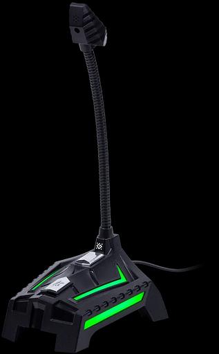 Defender Игровой стрим микрофон Ring GMC 150 USB, LED, провод 1.5 м Defender Ring GMC 150 (64615) фото 1