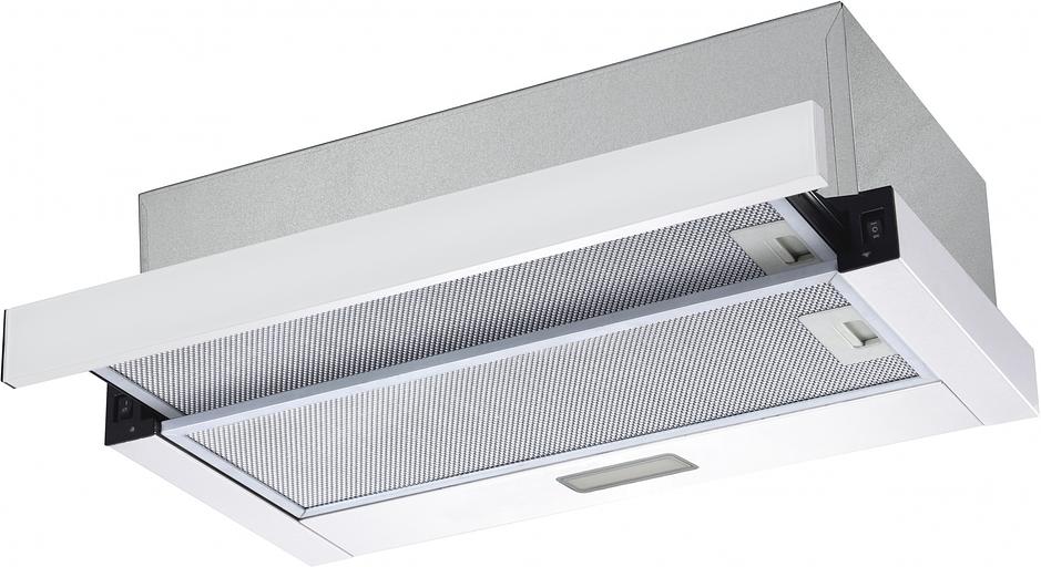 Вытяжка встраиваемая Hyundai HBH 6235 WG белый управление: кнопочное (1 мотор) фото 1