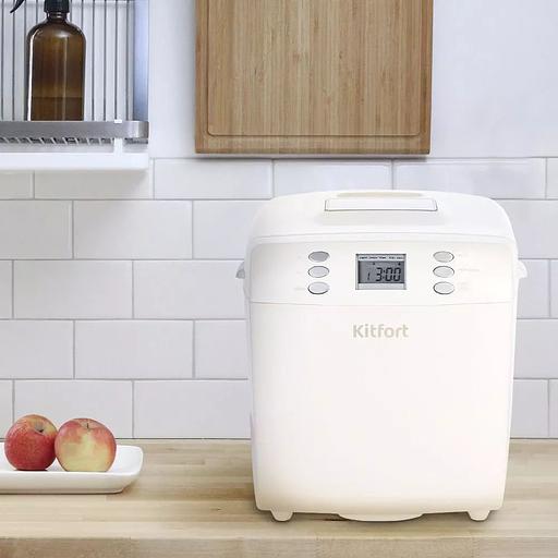 Хлебопечь Kitfort КТ-311 550Вт белый фото 3