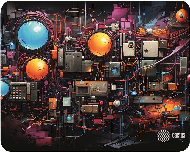 Коврик для мыши Cactus Wires 400x300x3мм (CS-MP-PRO15XL) фото 1