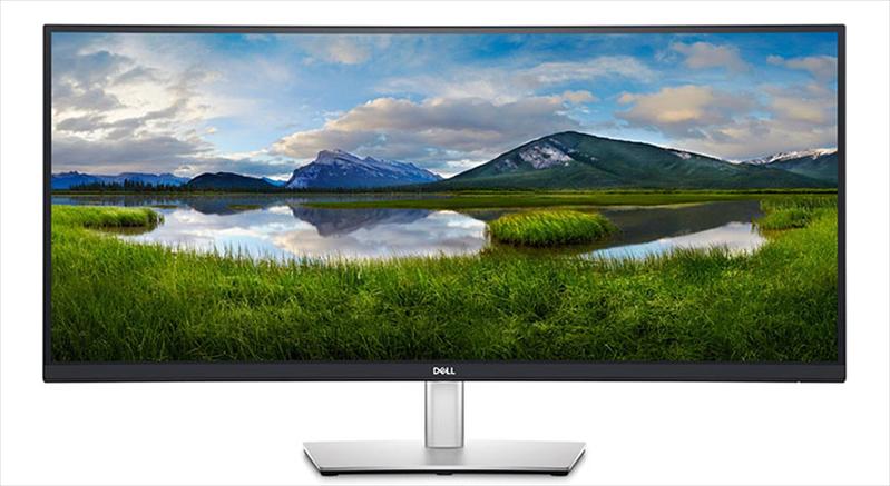 Монитор Dell 34" S3423DWC, Curved USB-C Monitor, 3440x1440 UWQHD 100Hz, VA, 21:9, 300 кд/м, 4 мс, 3000:1, P-Del-65W, H-AD (S3423DWC) фото 1