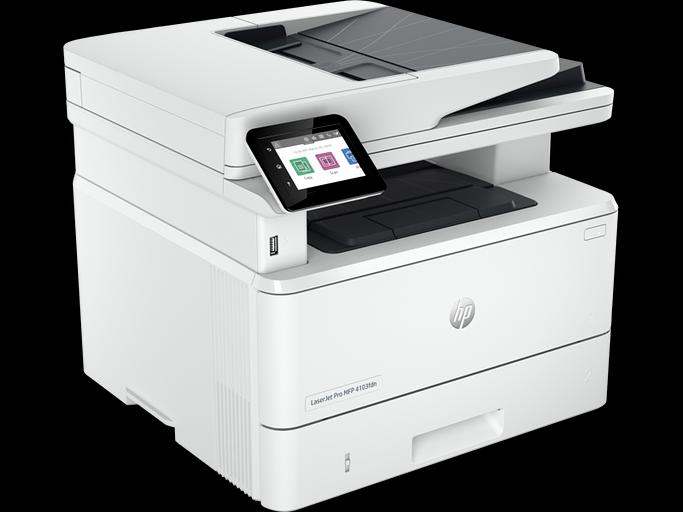 Лазерное многофункциональное устройство HP LaserJet Pro MFP 4103fdn (p/c/s/f, A4, 40 ppm, 512Mb, Duplex, 2 trays 100+250,ADF 50, USB 2.0/GigEth,W1510A in box, USB cabel in box) (2Z628A#BBU) фото 2